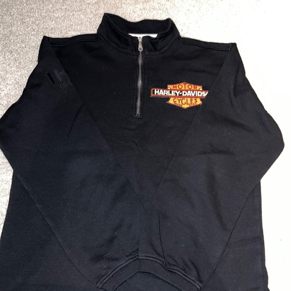 Harley Davidson 1/4 Zip - Picture 1 of 3